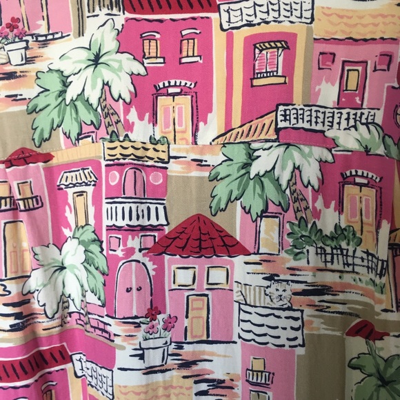 Alfred Dunner Pink Cat Coastal Vacation Shirt - Picture 7 of 12